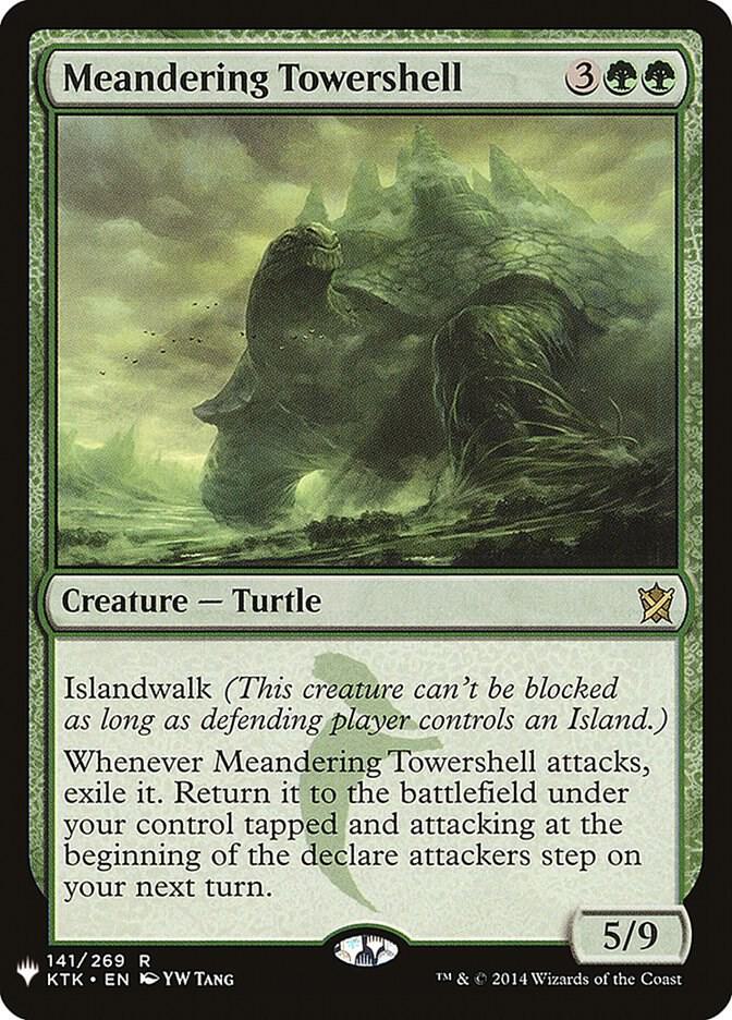 Meandering Towershell 141/269 card from The List Reprints