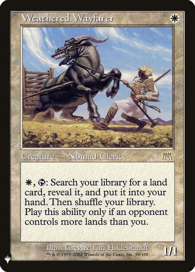 Weathered Wayfarer 59 card from The List Reprints