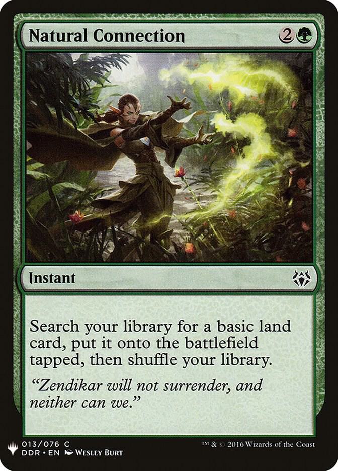 Natural Connection 13 card from The List Reprints