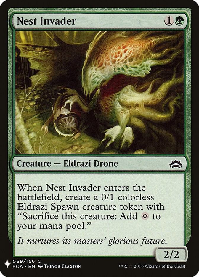 Nest Invader 69 card from The List Reprints