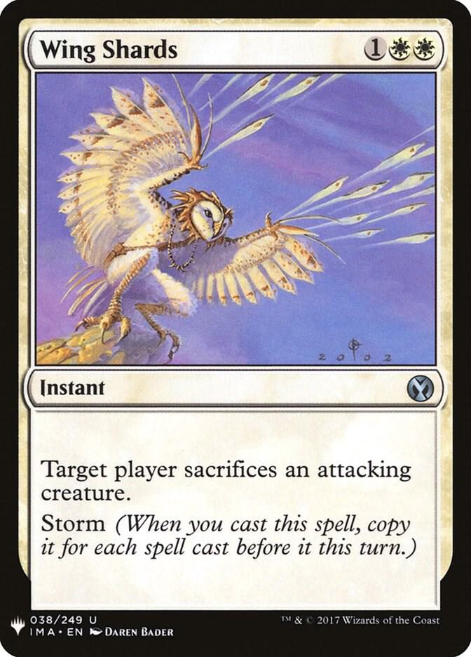 Wing Shards 38 card from The List Reprints