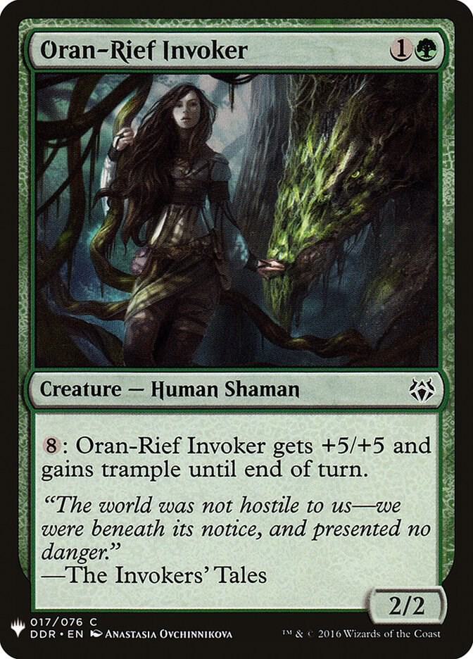 Oran-Rief Invoker 17 card from The List Reprints