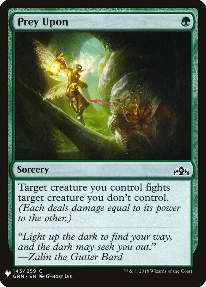 Prey Upon 143 card from The List Reprints