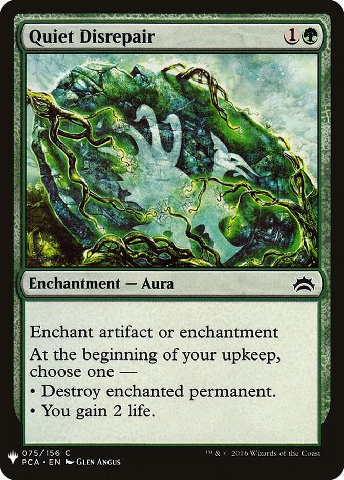 Quiet Disrepair 75 card from The List Reprints