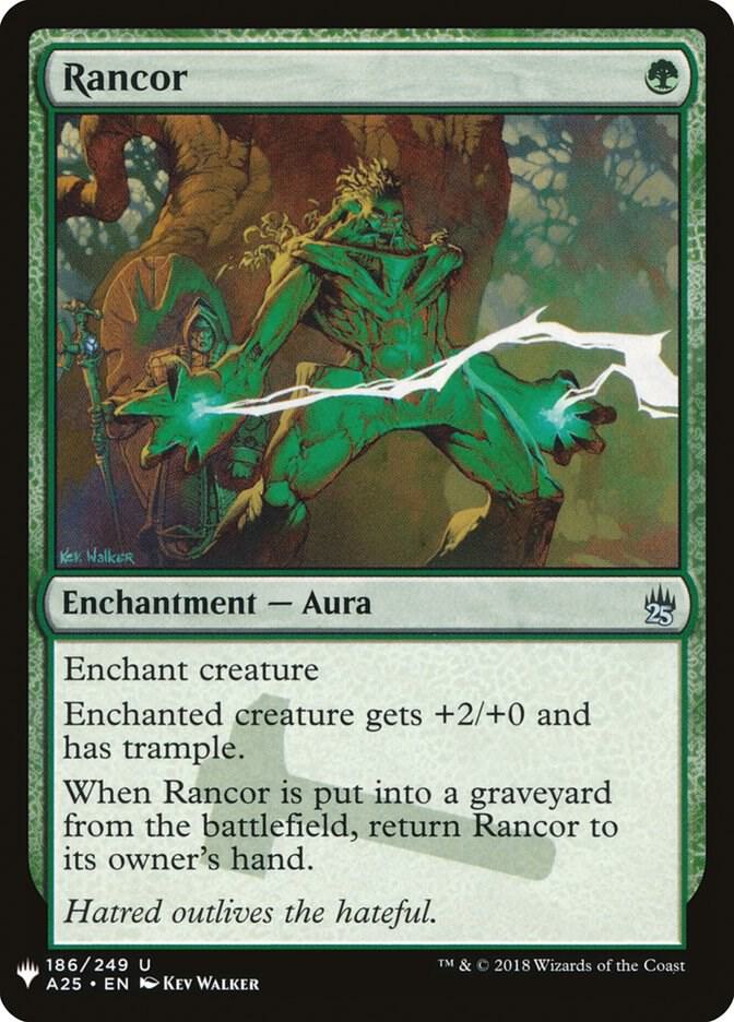 Rancor 186 card from The List Reprints