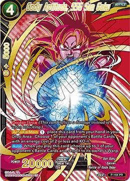 Godly Aptitude, SSG Son Goku P-164 card from Promotion Cards