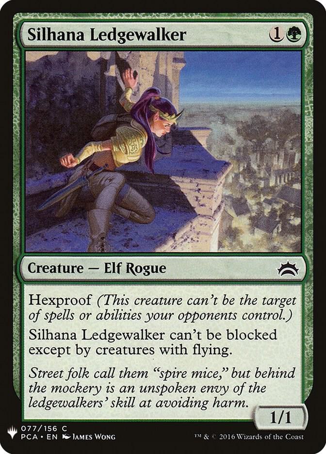 Silhana Ledgewalker 77 card from The List Reprints