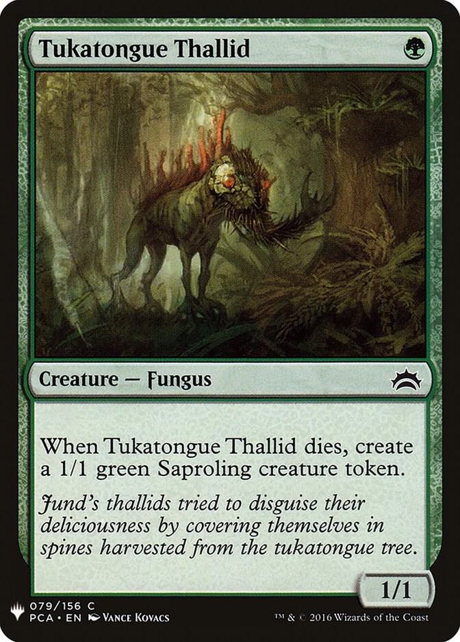 Tukatongue Thallid 79 card from The List Reprints