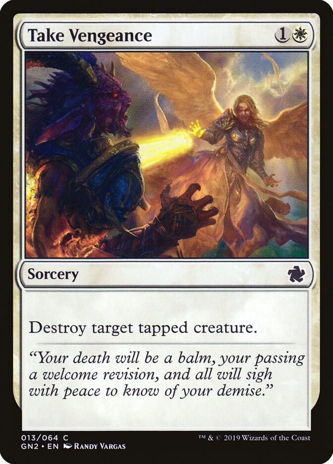 Take Vengeance 13 card from Magic Game Night 2019