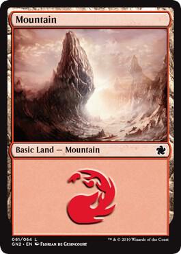 Mountain 61 card from Magic Game Night 2019