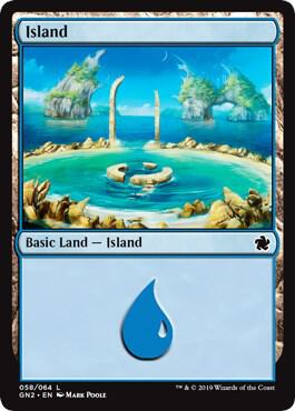 Island 58 card from Magic Game Night 2019