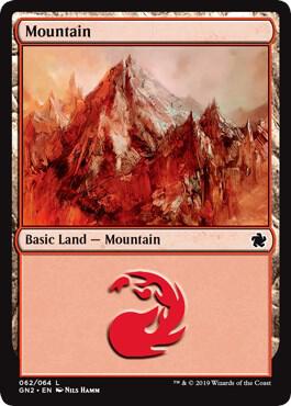 Mountain 62 card from Magic Game Night 2019