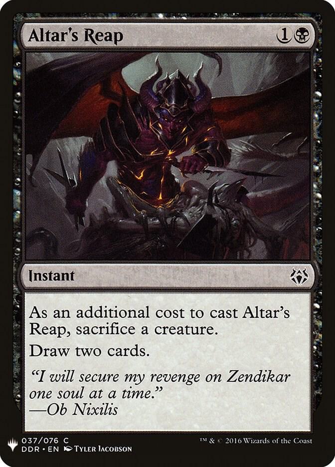 Altar's Reap 37 card from The List Reprints