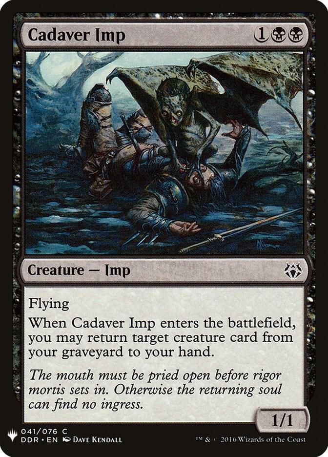 Cadaver Imp 41 card from The List Reprints
