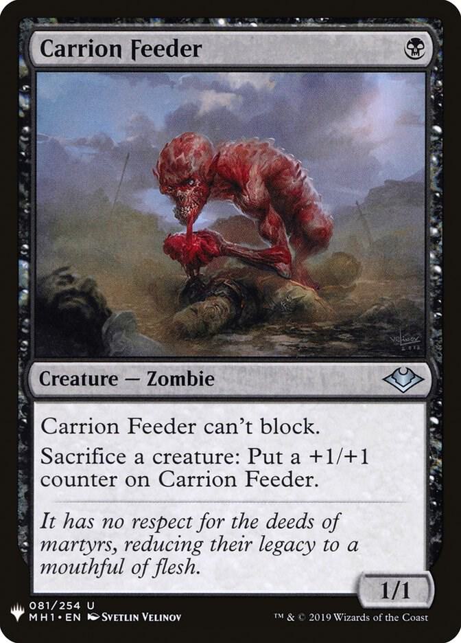 Carrion Feeder 81 card from The List Reprints