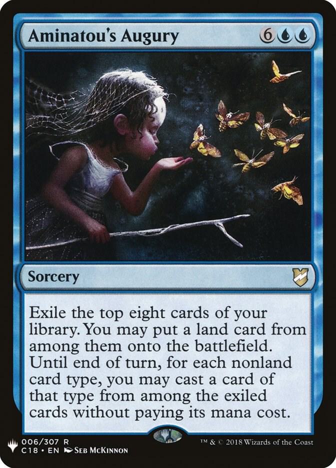 Aminatou's Augury 6 card from The List Reprints