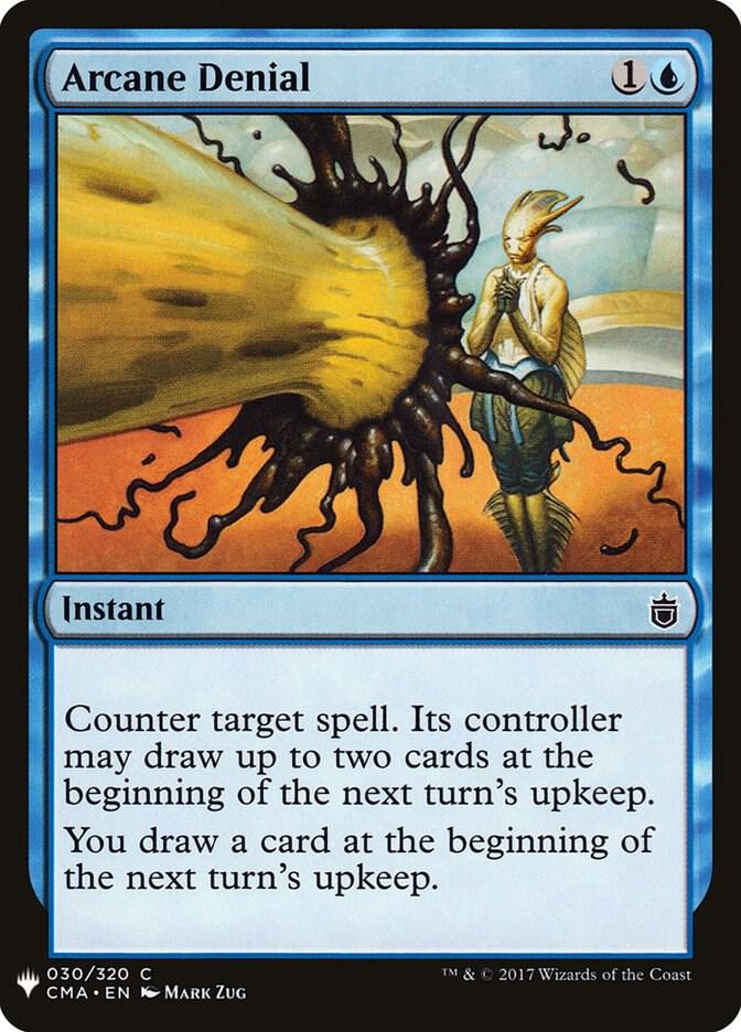 Arcane Denial (CMA) 30 card from The List Reprints