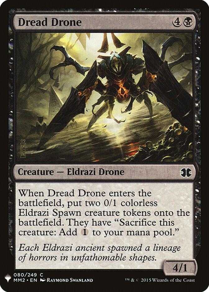 Dread Drone 80 card from The List Reprints
