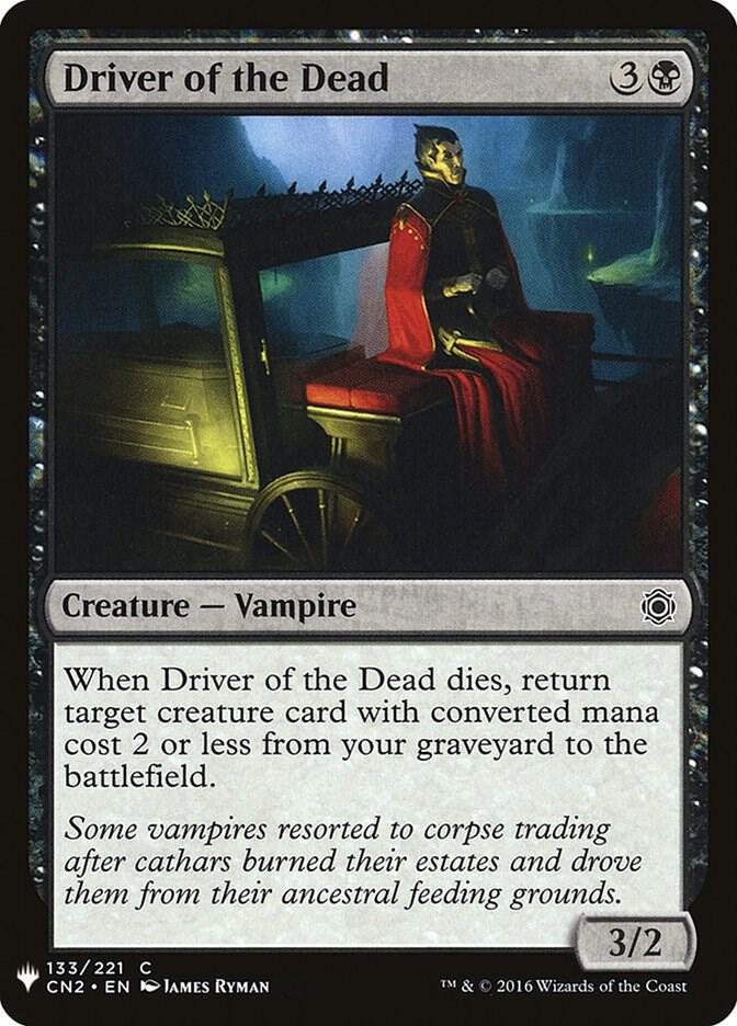 Driver of the Dead 133 card from The List Reprints