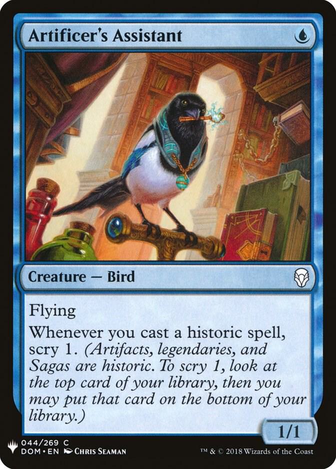 Artificer's Assistant 44 card from The List Reprints