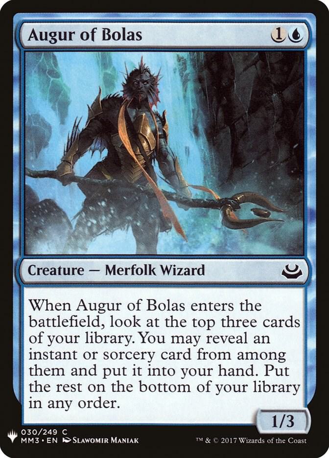Augur of Bolas 30 card from The List Reprints