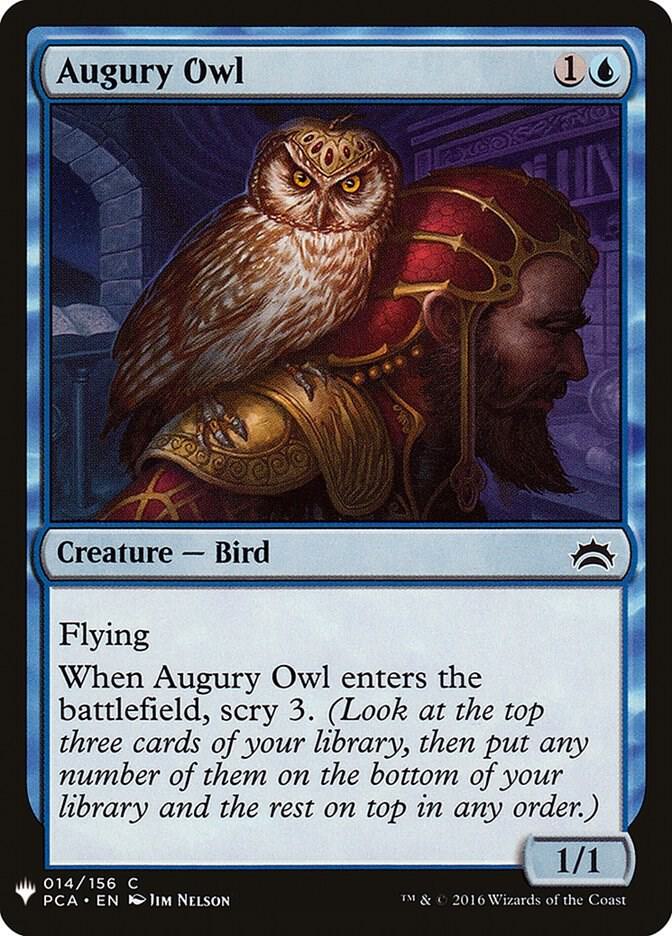 Augury Owl 14 card from The List Reprints