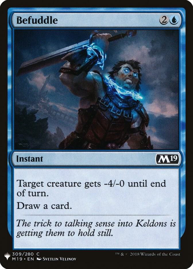 Befuddle 309 card from The List Reprints