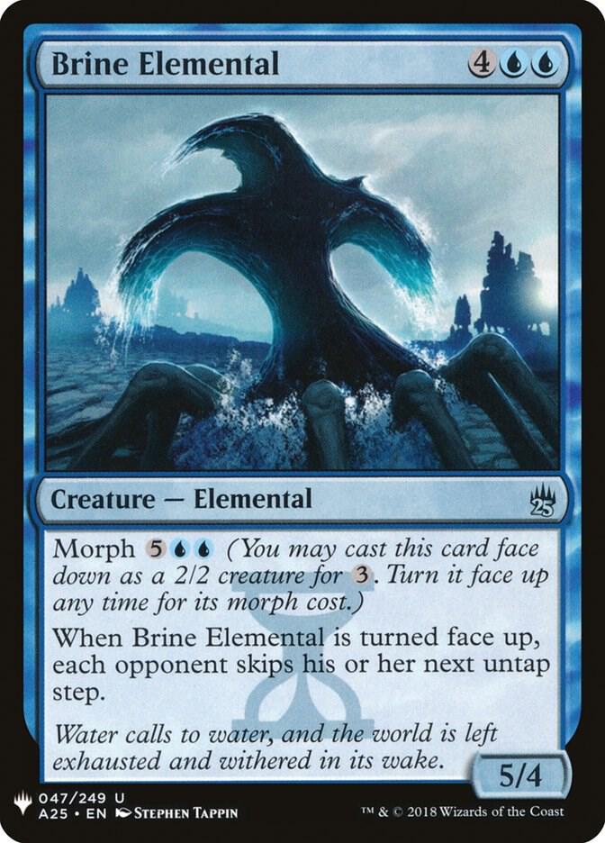 Brine Elemental 47 card from The List Reprints