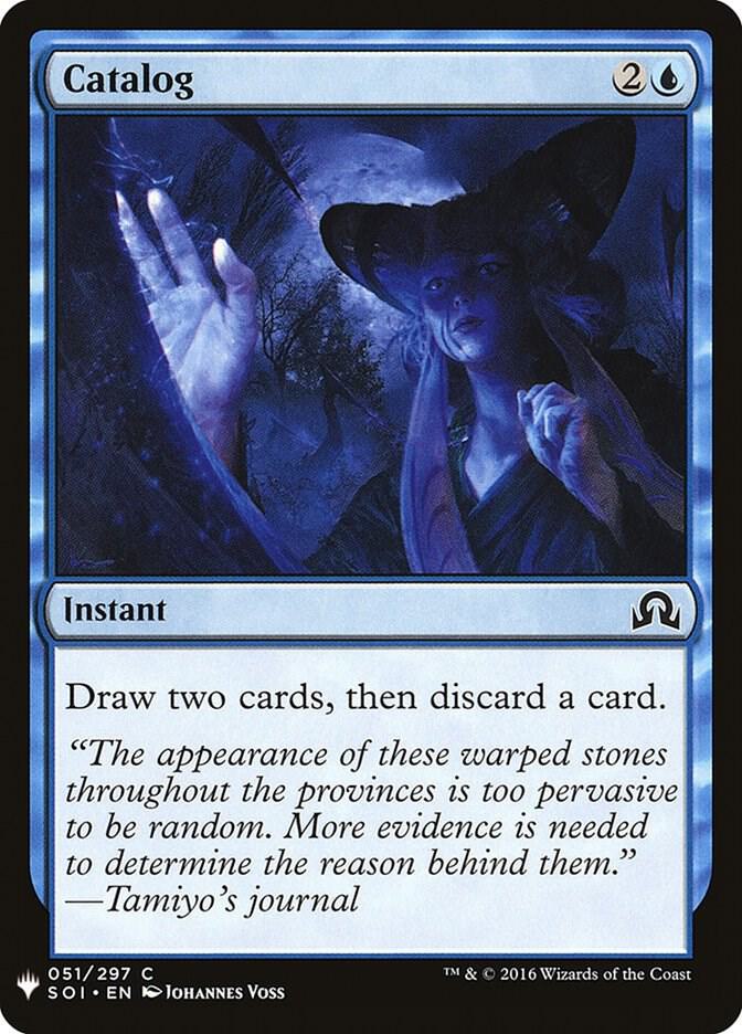 Catalog 51 card from The List Reprints