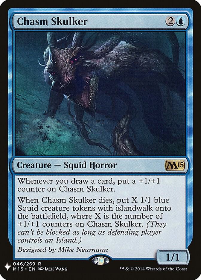 Chasm Skulker 046/269 card from The List Reprints