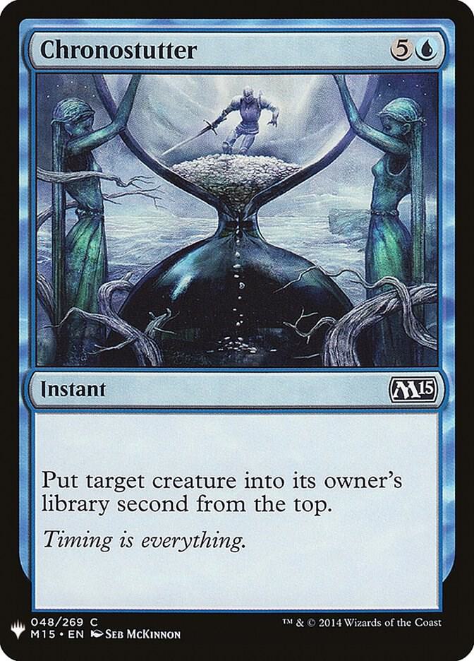 Chronostutter 48 card from The List Reprints