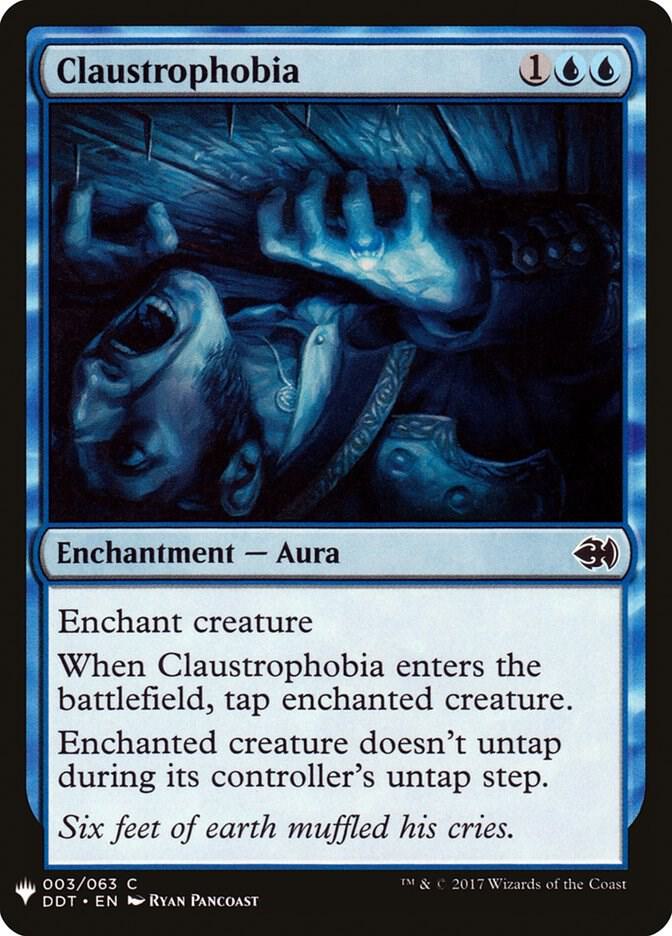 Claustrophobia 3 card from The List Reprints