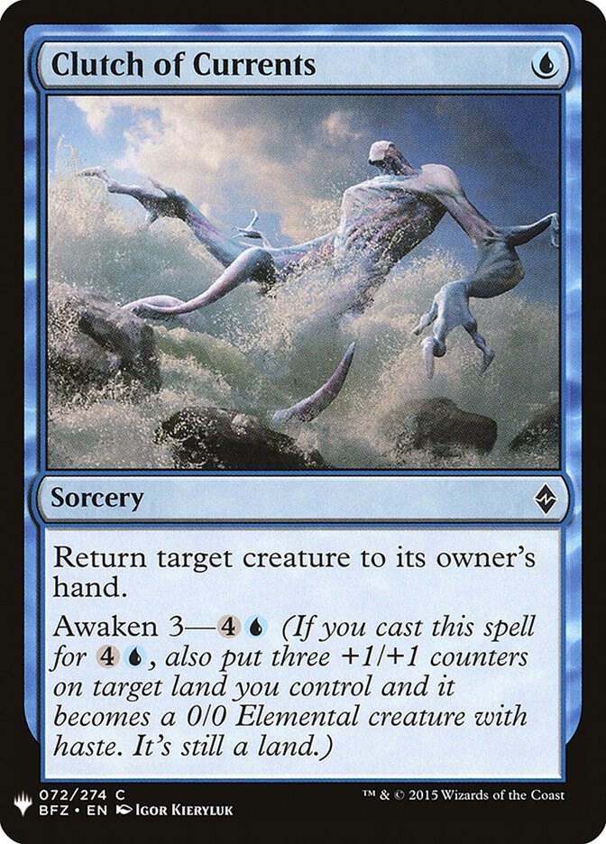 Clutch of Currents 72 card from The List Reprints