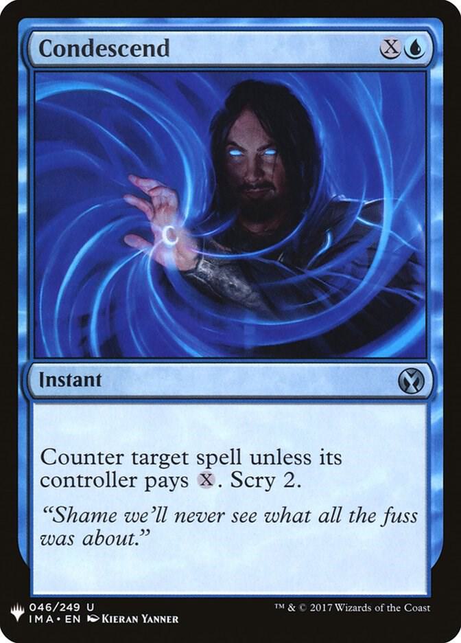 Condescend 46 card from The List Reprints