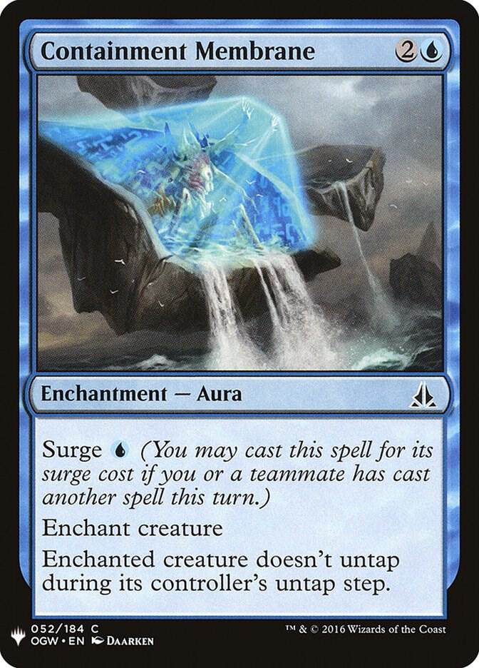 Containment Membrane 52 card from The List Reprints