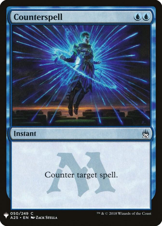Counterspell (A25) 50 card from The List Reprints