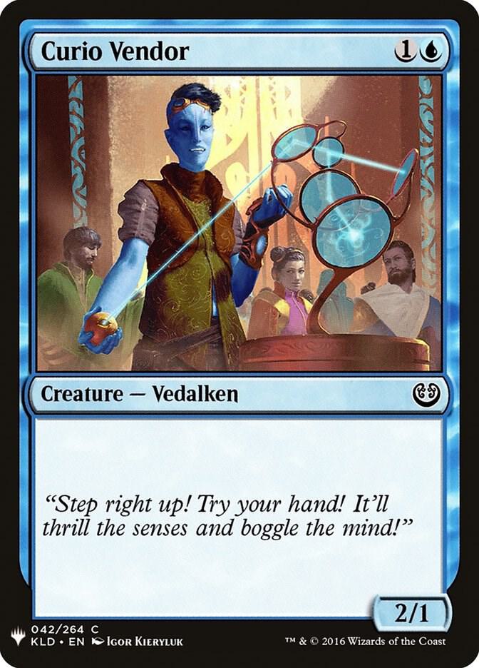 Curio Vendor 42 card from The List Reprints