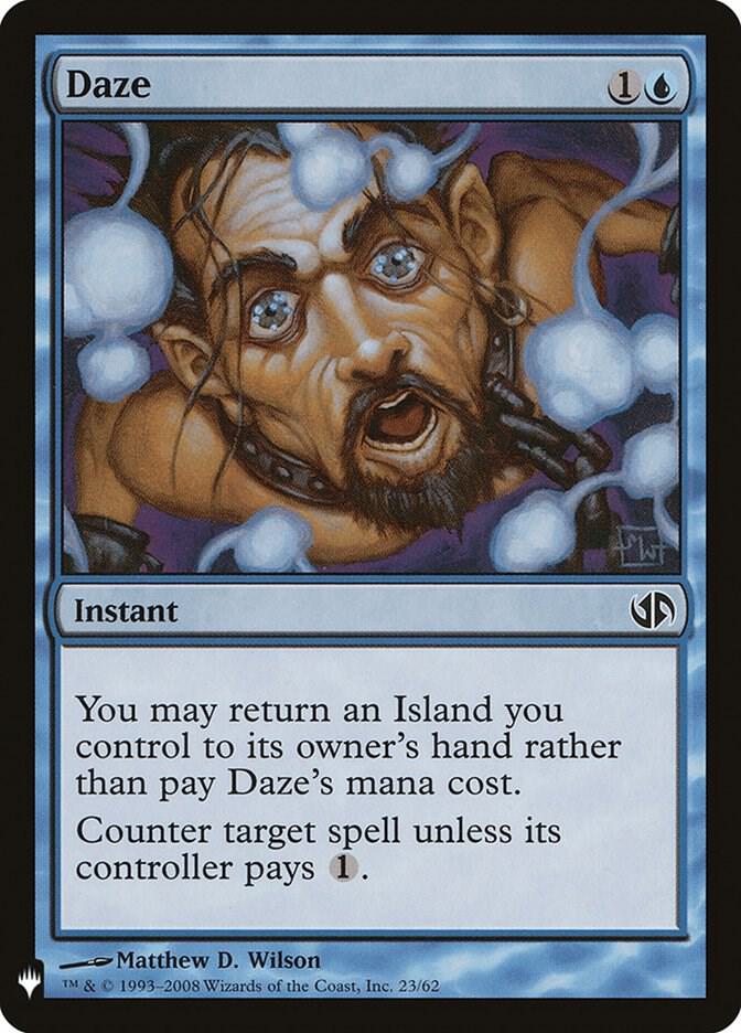 Daze 23 card from The List Reprints
