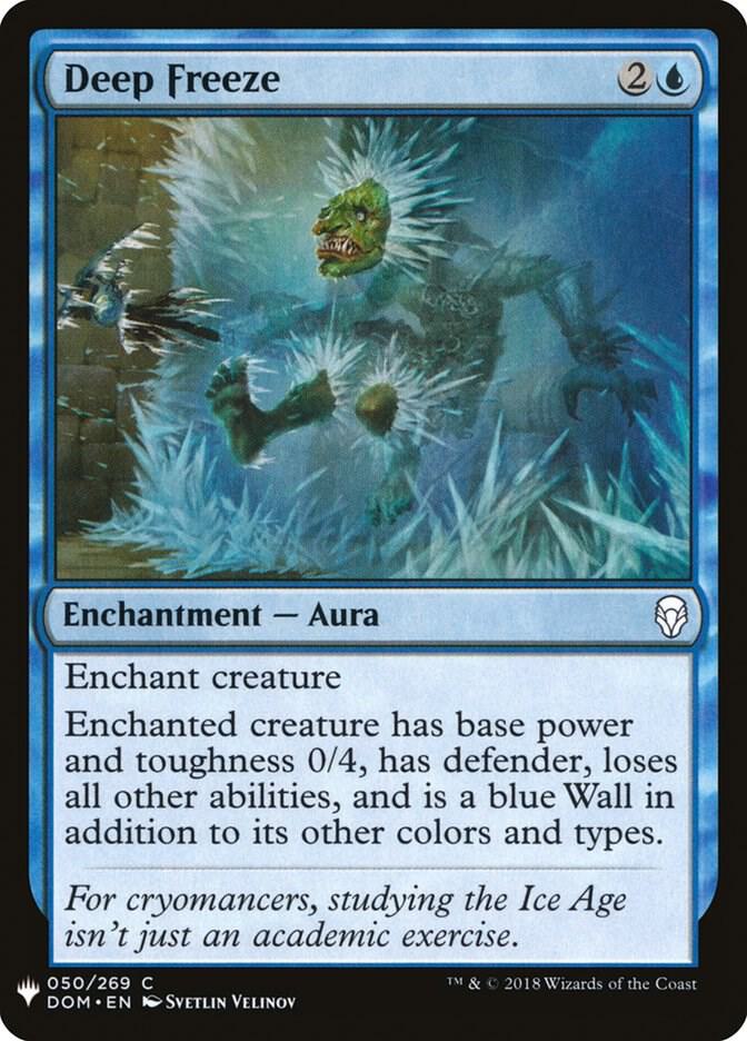 Deep Freeze 50 card from The List Reprints