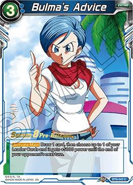 Bulma's Advice BT8-042_PR card from Malicious Machinations Pre-Release Cards
