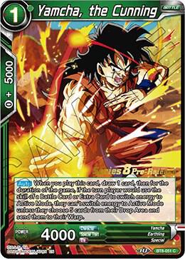 Yamcha, the Cunning BT8-051_PR card from Malicious Machinations Pre-Release Cards