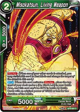 Misokatsun, Living Weapon BT8-060_PR card from Malicious Machinations Pre-Release Cards