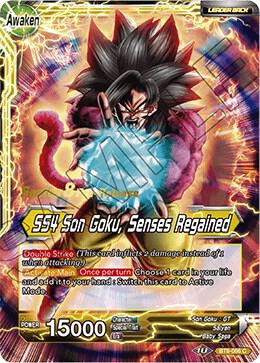 Son Goku & Pan // SS4 Son Goku, Senses Regained BT8-066_PR card from Malicious Machinations Pre-Release Cards