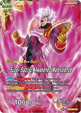 Super Baby 1 // Super Baby 2, Awakened Malevolence BT8-067_PR card from Malicious Machinations Pre-Release Cards