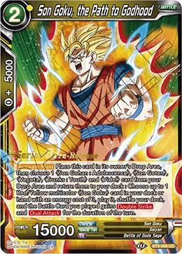 Son Goku, the Path to Godhood BT8-068_PR card from Malicious Machinations Pre-Release Cards
