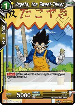 Vegeta, the Sweet-Talker BT8-072_PR card from Malicious Machinations Pre-Release Cards
