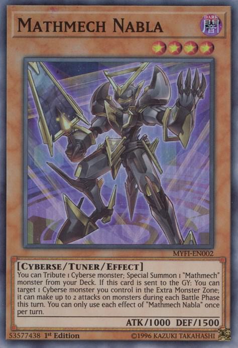 Mathmech Nabla MYFI-EN002 card from Mystic Fighters
