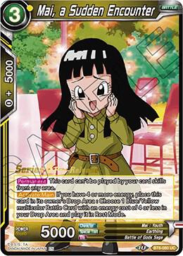 Mai, a Sudden Encounter BT8-080_PR card from Malicious Machinations Pre-Release Cards
