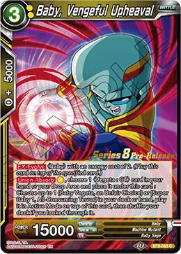 Baby, Vengeful Upheaval BT8-083_PR card from Malicious Machinations Pre-Release Cards