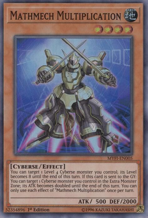 Mathmech Multiplication MYFI-EN005 card from Mystic Fighters